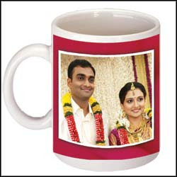 "Customised White Mug (Wedding) - Click here to View more details about this Product